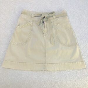 Anthropologie Pilcro mini utility skirt. Size 4.